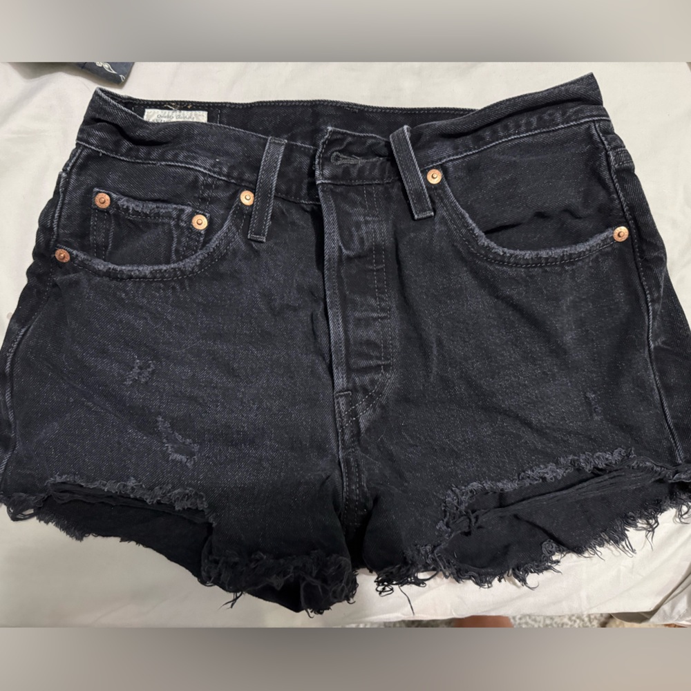 Levi’s Black Denim Women's Shorts